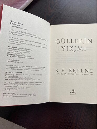  Beden Güllerin Yıkımı K. F. Breene