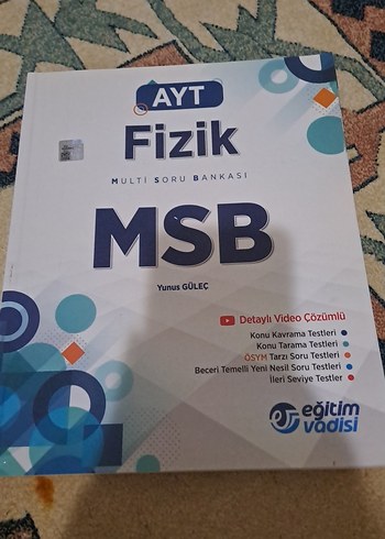 Ayt fizik eğitim vadisi yayınları soru bankası