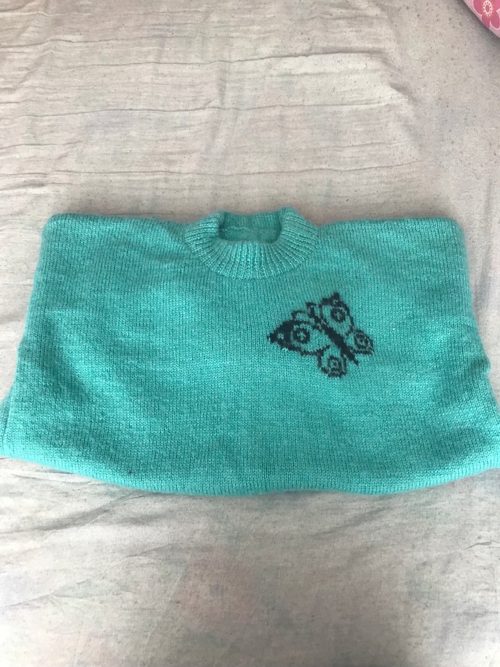 Kelebek Nakışlı 


Sade ipi
 Bayan Kazak Çeyiz için örüldü  sıfı - Görsel 2