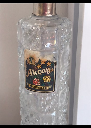 Akçay Kadın Kolonyası Şişesi antika 70  senelik iki şişe var - Görsel 2