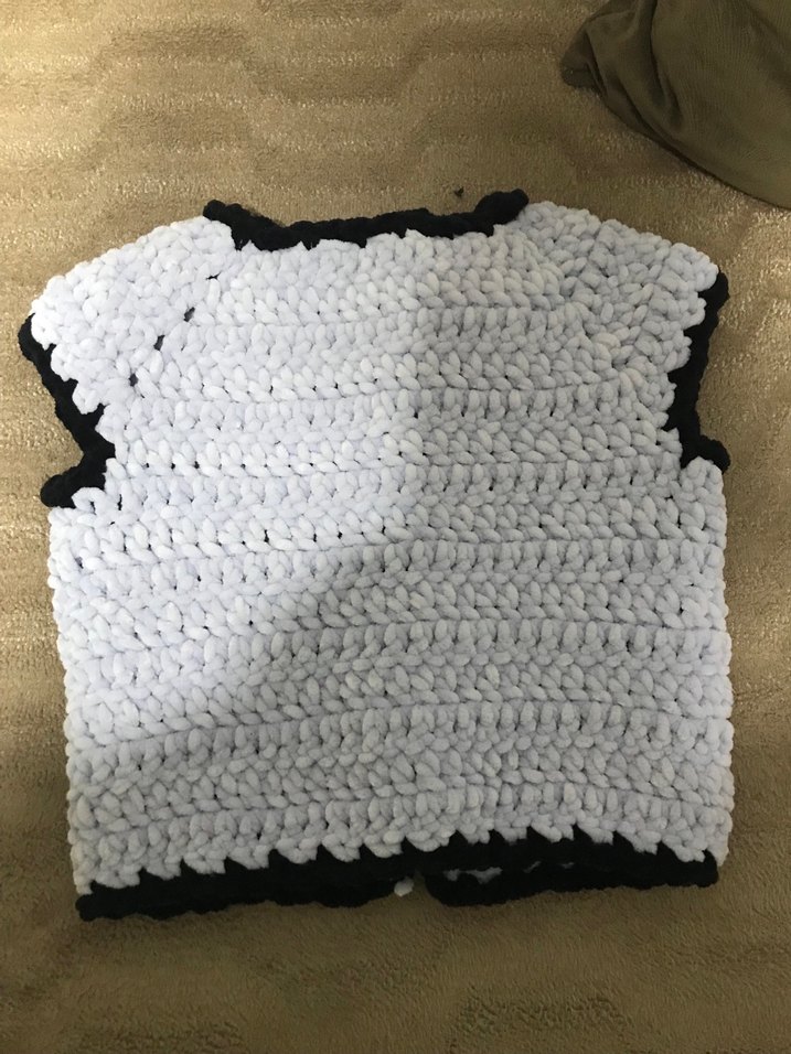 Kız Çocuk Örgü Kolsuz Yelek - Görsel 2