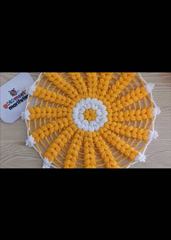 El Yapımı Bohem Örgü Demlik altlığı ve tencere tutacağı - Görsel 2