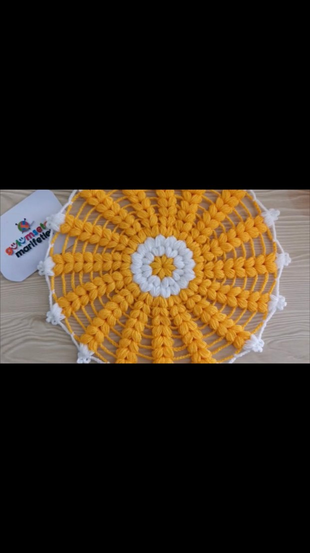 El Yapımı Bohem Örgü Demlik altlığı ve tencere tutacağı - Görsel 2