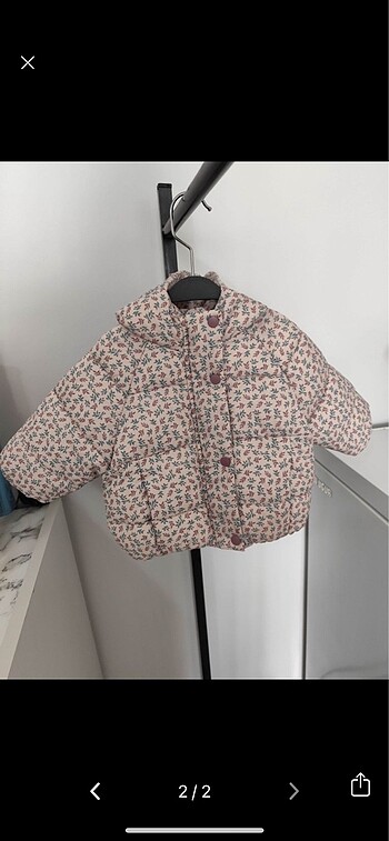 Zara etiketli çocuk mont