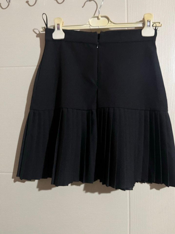 Siyah Pilili Mini Etek - Görsel 2