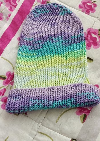 Renkli Kadın Örgü Bere - Görsel 2