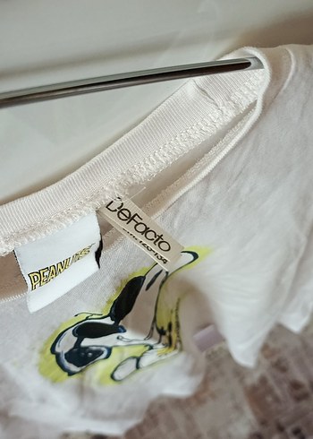 Beyaz Kız Çocuk Baskılı Tişört - Görsel 2