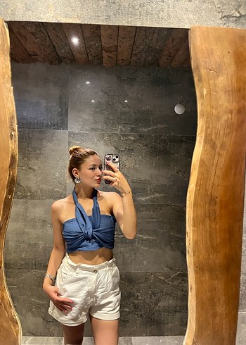 beyaz şort - Görsel 5