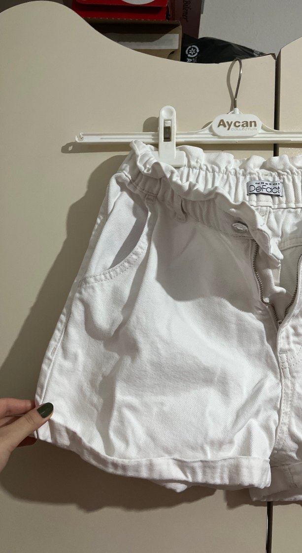 beyaz şort - Görsel 2