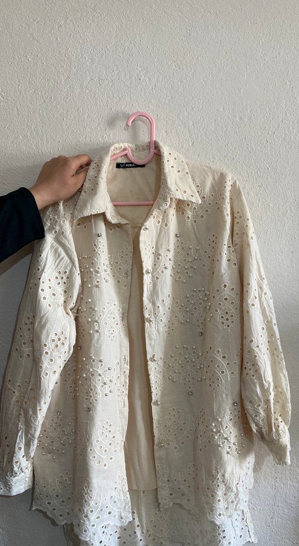 incili etek-gömlek - Görsel 2