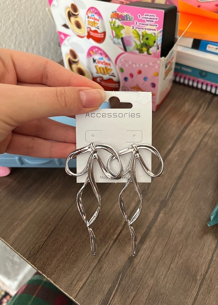 kurdele küpe - Görsel 3