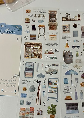 Harf sticker+Ajanda sticker - Görsel 6