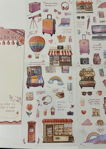 Harf sticker+Ajanda sticker - Görsel 4