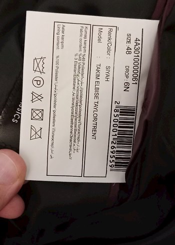 Siyah Erkek Takım Elbise - Görsel 4