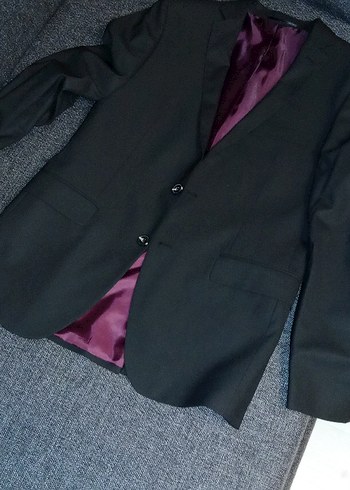 Siyah Erkek Takım Elbise - Görsel 3