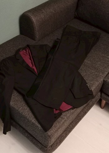 Siyah Erkek Takım Elbise - Görsel 2