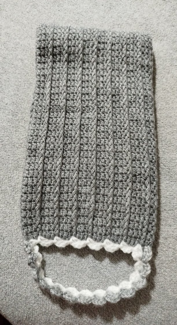 Gri Örgü Fırın Eldiveni - Görsel 2