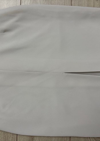 Bej renk kumaş etek - Görsel 3