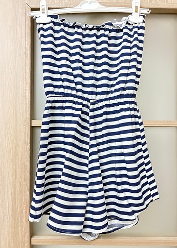 H&M çizgili kısa tulum - Görsel 2