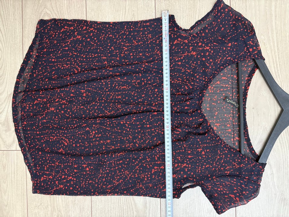 Transparan tül bluz - Görsel 4