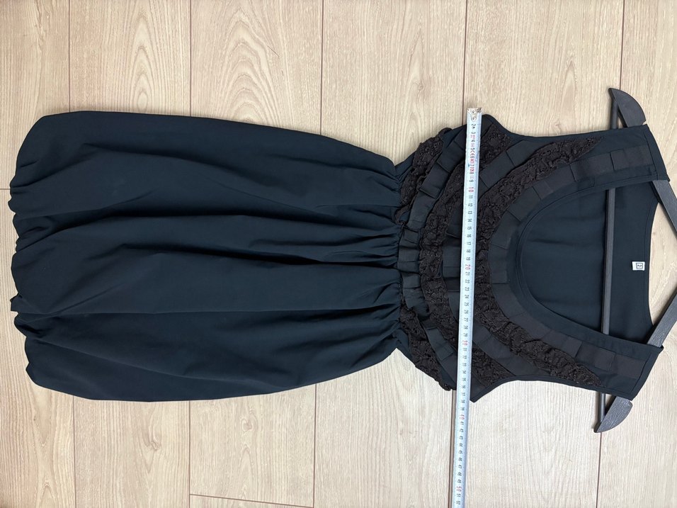 Açık siyah renk balon elbise - Görsel 4