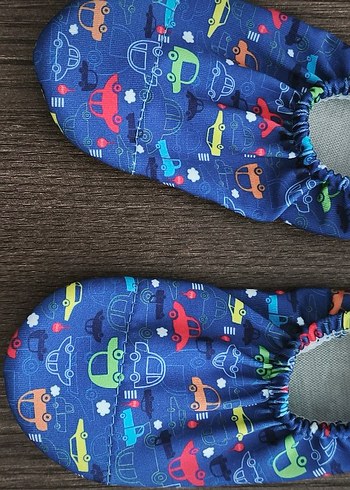 Renkli Baskılı Lastikli Erkek Bebek deniz ayakkabısı - Görsel 2