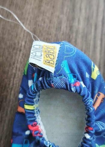 Renkli Baskılı Lastikli Erkek Bebek deniz ayakkabısı - Görsel 5