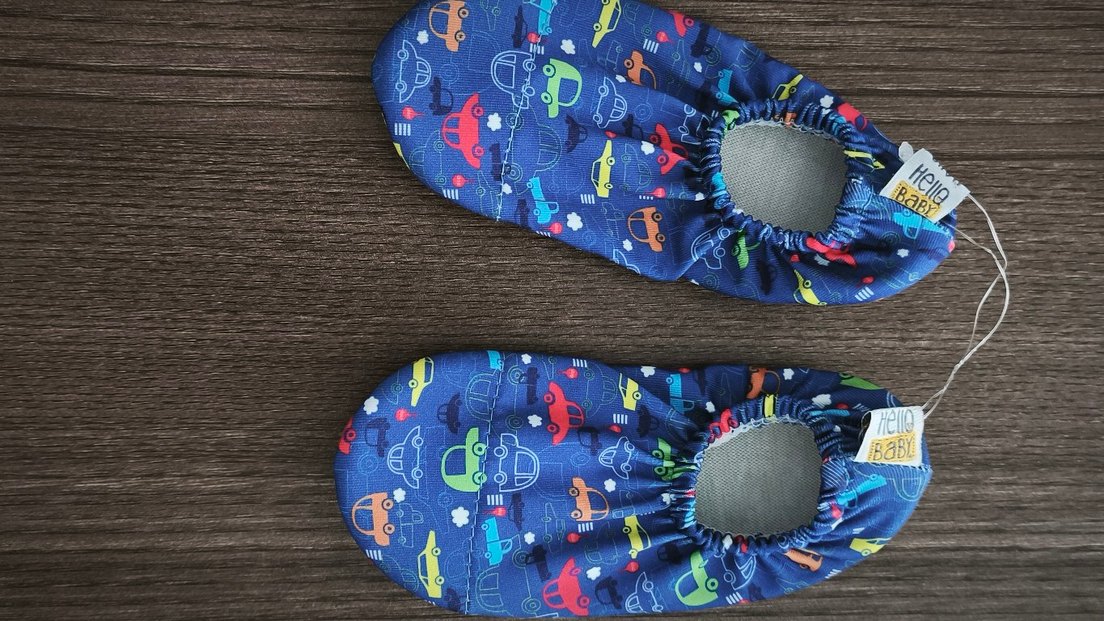 Renkli Baskılı Lastikli Erkek Bebek deniz ayakkabısı - Görsel 2