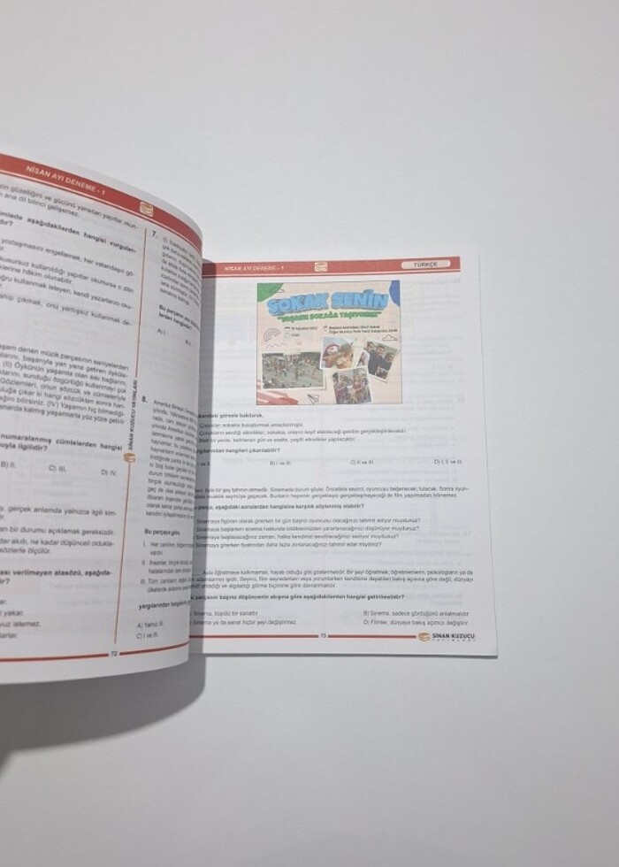 8.SINIF TÜRKÇE 20 SARMAL DENEMEİKİNCİDOZ - Görsel 5