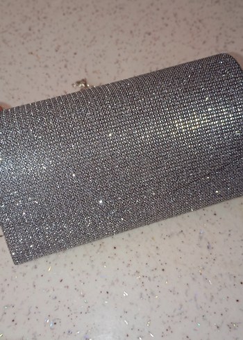 Gümüş abiye Çantası - Görsel 2