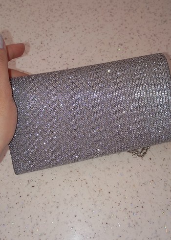 Gümüş abiye Çantası - Görsel 3