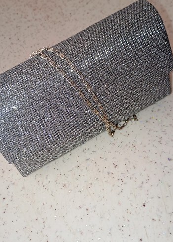 Gümüş abiye Çantası - Görsel 4