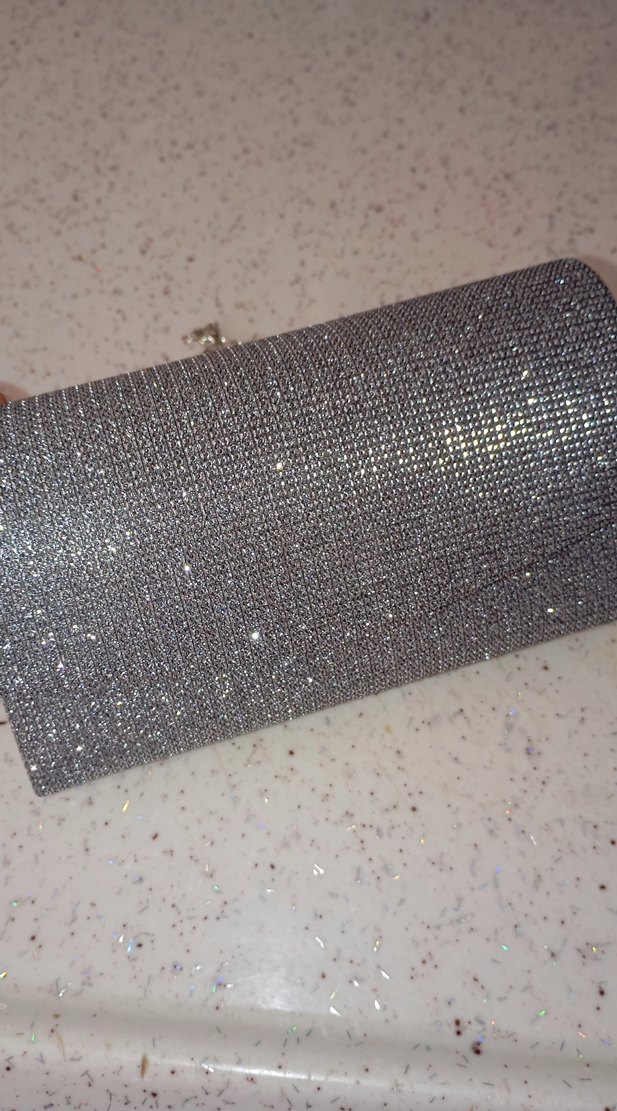 Gümüş abiye Çantası - Görsel 2