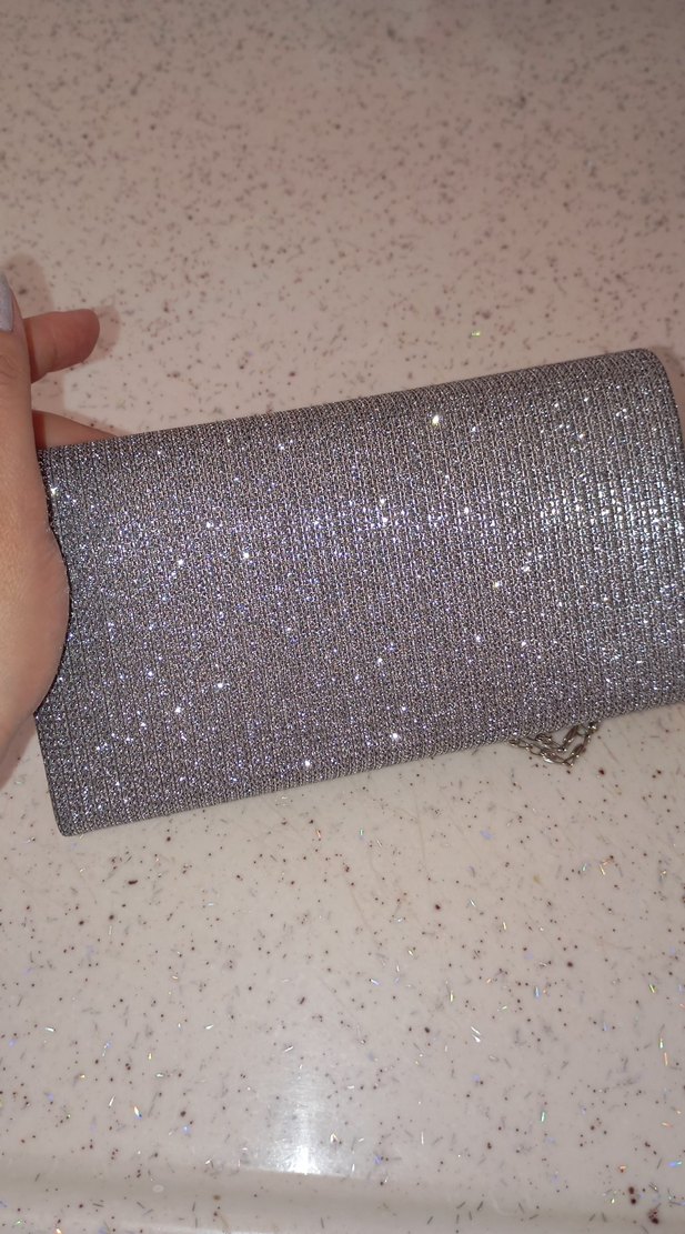 Gümüş abiye Çantası - Görsel 3