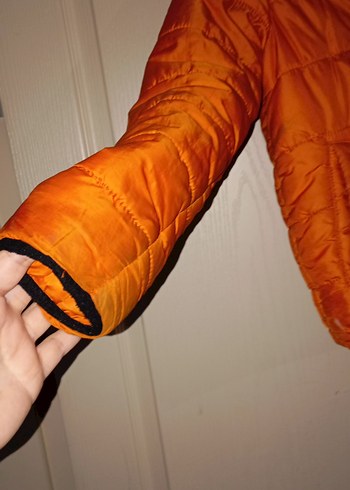 Turuncu Fermuarlı Erkek Çocuk Mont (9/10 yaş) - Görsel 2