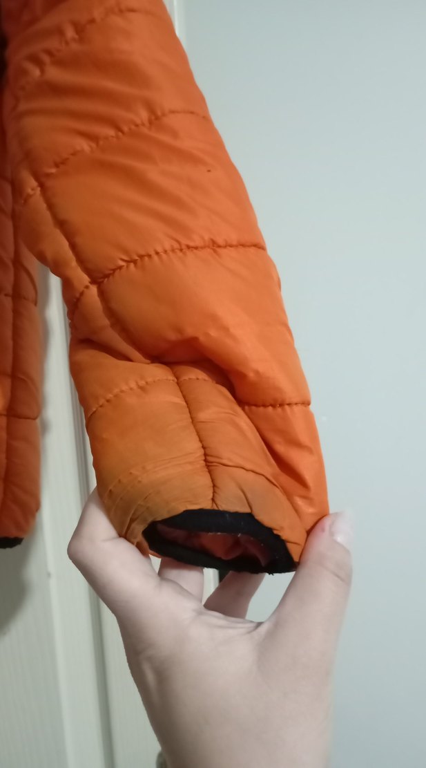 Turuncu Fermuarlı Erkek Çocuk Mont (9/10 yaş) - Görsel 4