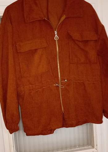 Düz Kahverengi Midi Kadın Ceket - Görsel 6