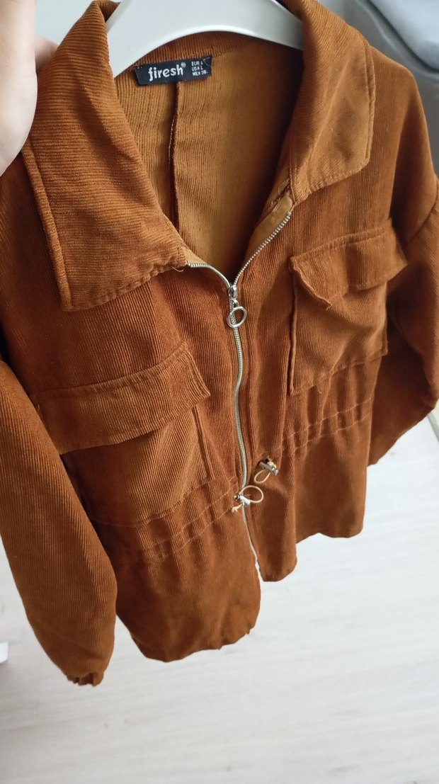 Düz Kahverengi Midi Kadın Ceket - Görsel 2