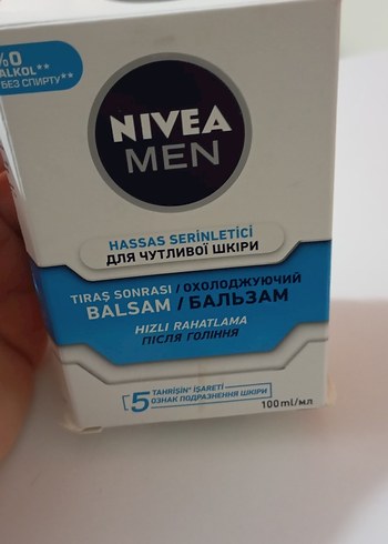 NIVEA Men Hassas Ciltler için Alkol İçermeyen Tıraş Balsamı - Görsel 2