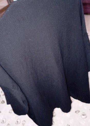 Siyah Midi Kadın Salaş Hırka - Görsel 5