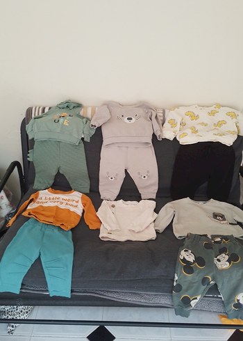 Kapüşonlu, Uzun Kollu Bebek Takımları