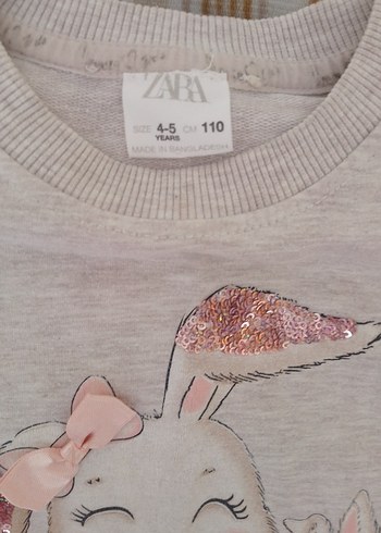 Zara kız çocuk sweatshirt