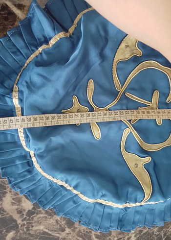 Beden mavi Renk İşlemeli Parlak Mavi klozet takımı