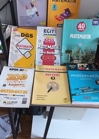 Kpss Dgs Ales matematik kitapları tertemiz