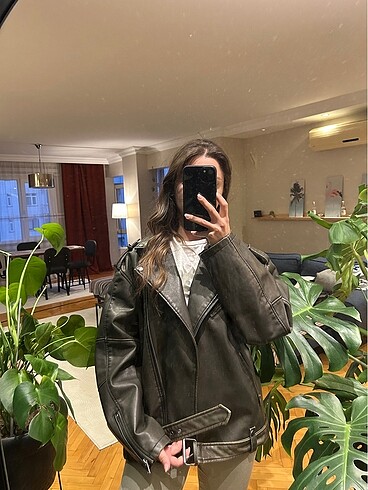 s Beden Pull&bear deri ceket