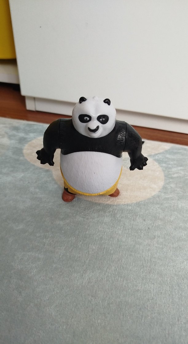 Siyah Beyaz Panda Aksiyon Figürü - Görsel 2