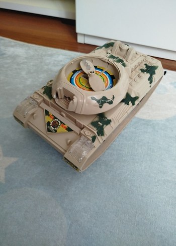 Beyaz Kamuflajlı Oyuncak Tank - Görsel 3