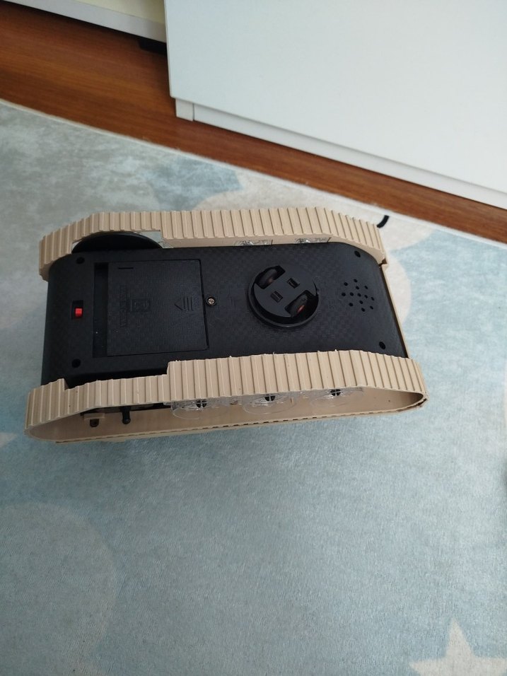 Beyaz Kamuflajlı Oyuncak Tank - Görsel 4