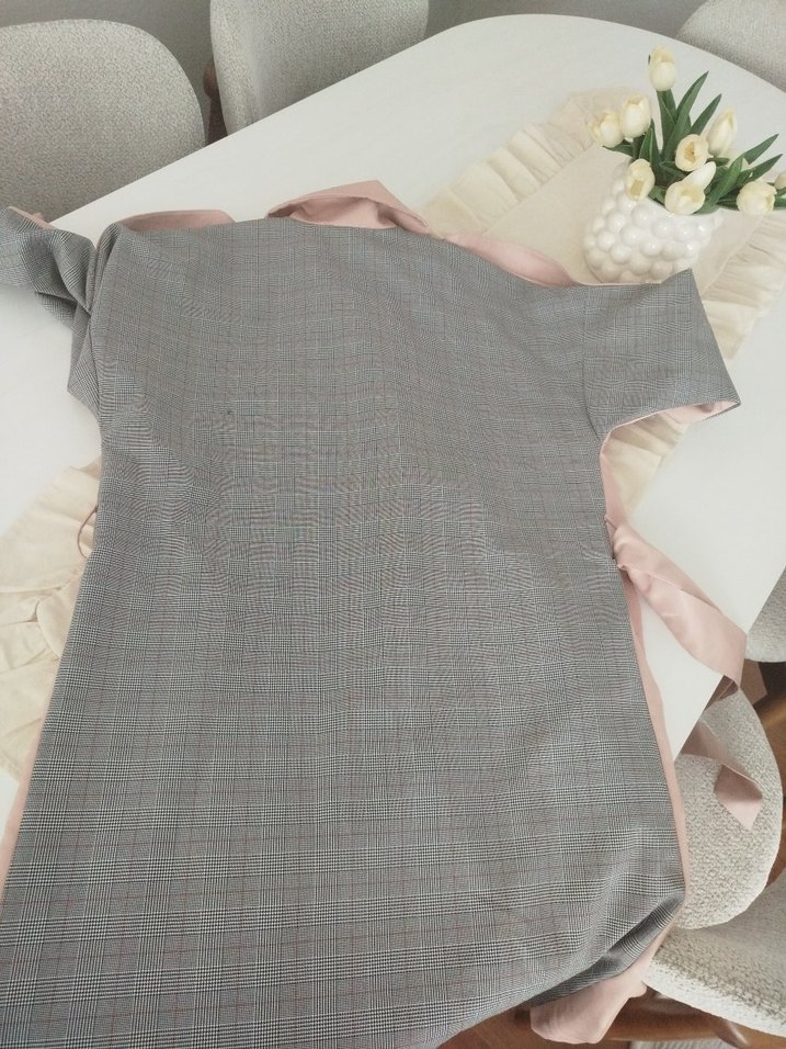 Pembe Mini Kadın Trençkot - Görsel 5