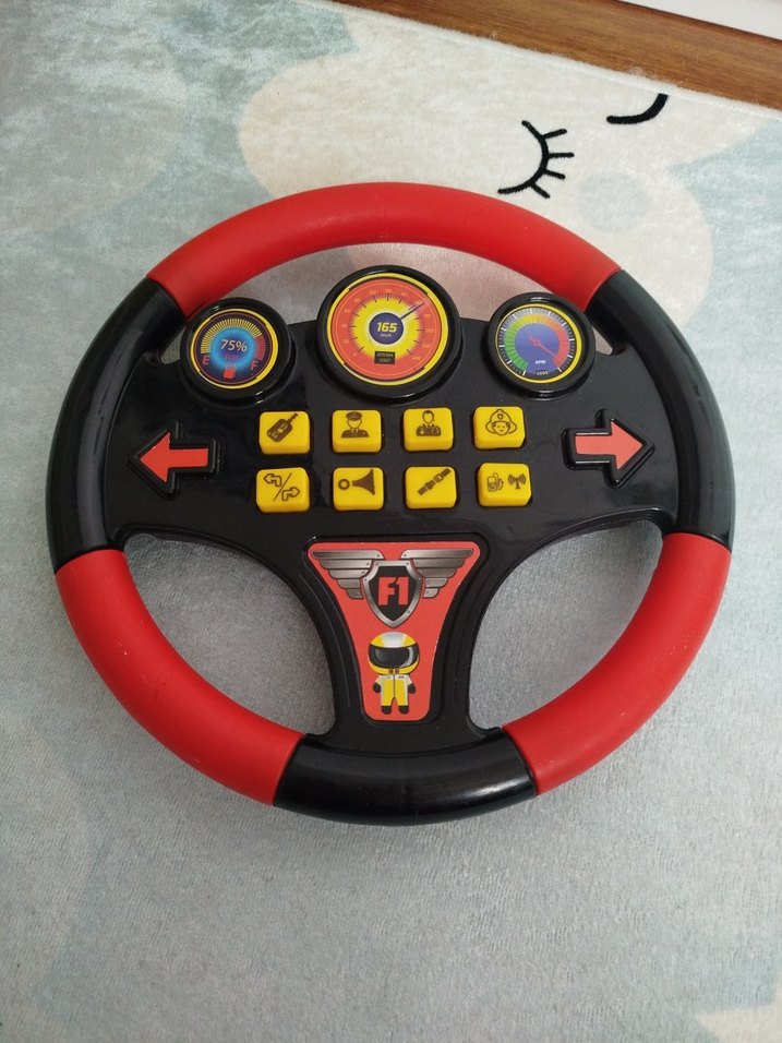 Renkli Müzikli Direksiyon Oyuncağı - Görsel 2